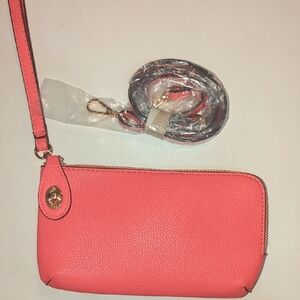 Jen & Co Coral Wristlet,Clutch, or Crossbody